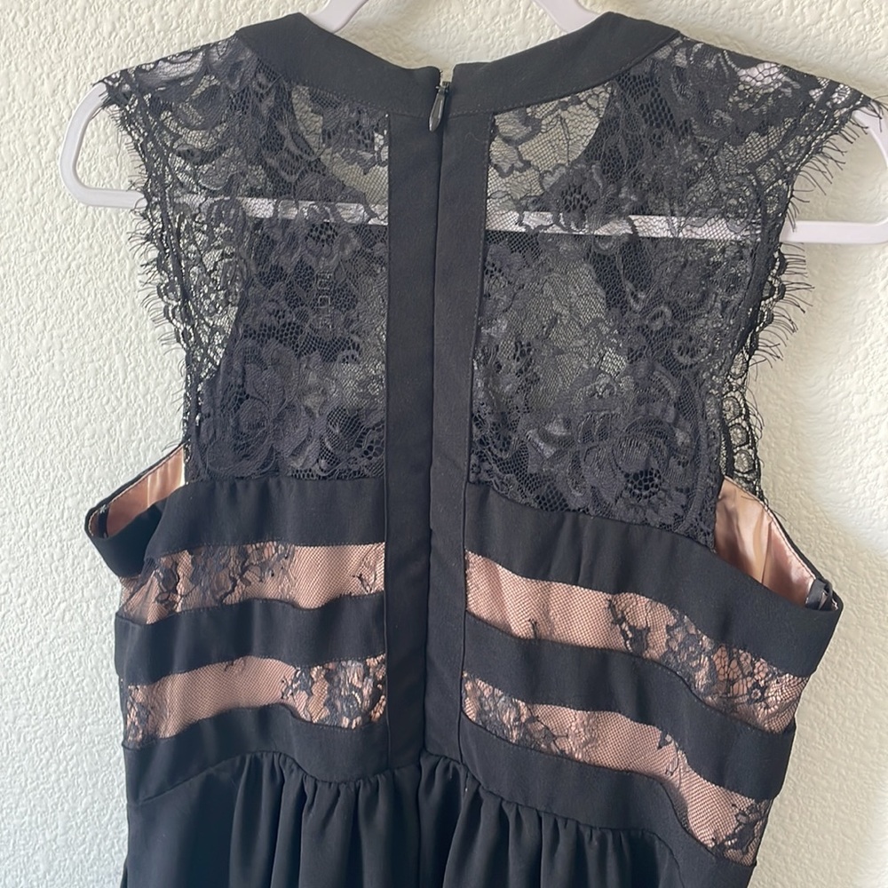 City Chic Black Fine Lace Dress NWT Size 14 - Picture 9 of 13